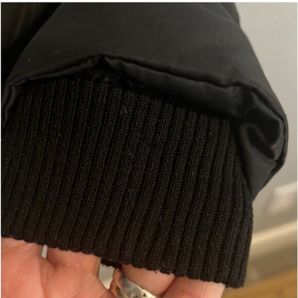 ESPRIT Women's Quilted Puffer Down Jacket Faux-Fur Trimmed Hooded Black S - Picture 5 of 10